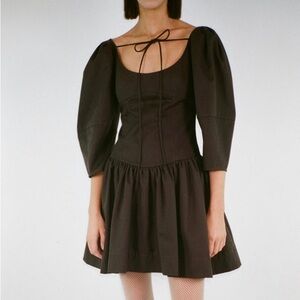 NWT Sandy liang pear dress size 4 brown